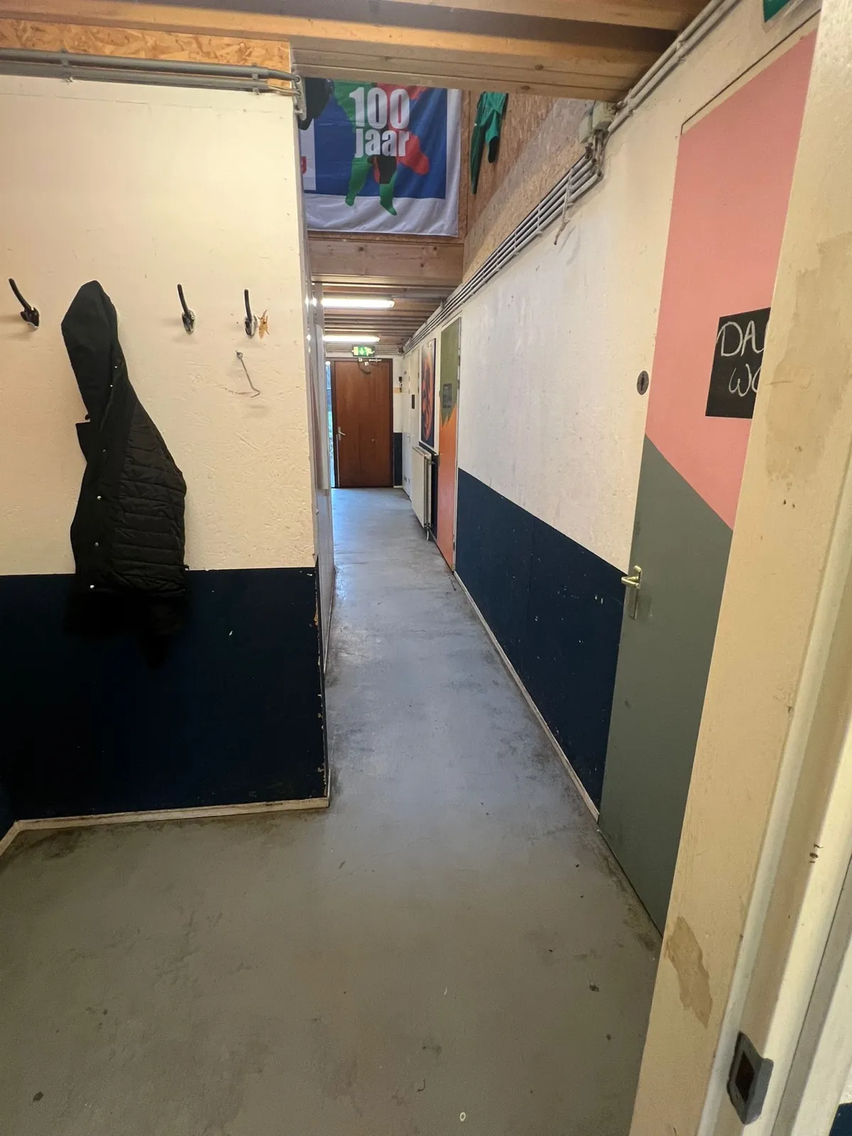 Gang in de blokhut van Scouting Euregio